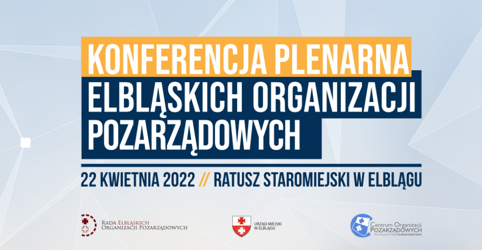 Konferencja plenarna elbląskich organizacji pozarządowych 